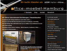 Tablet Screenshot of office-moebel-hamburg.de